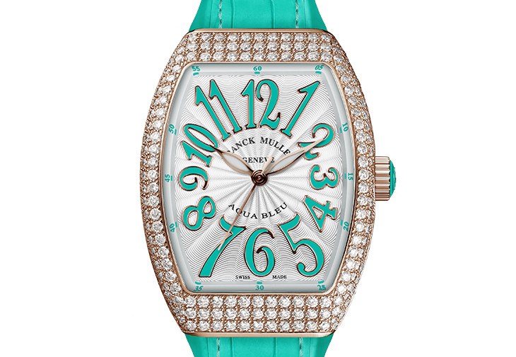 FRANCK MULLER Vanguard Aqua Bleu系列大中華區獨家限定版腕錶