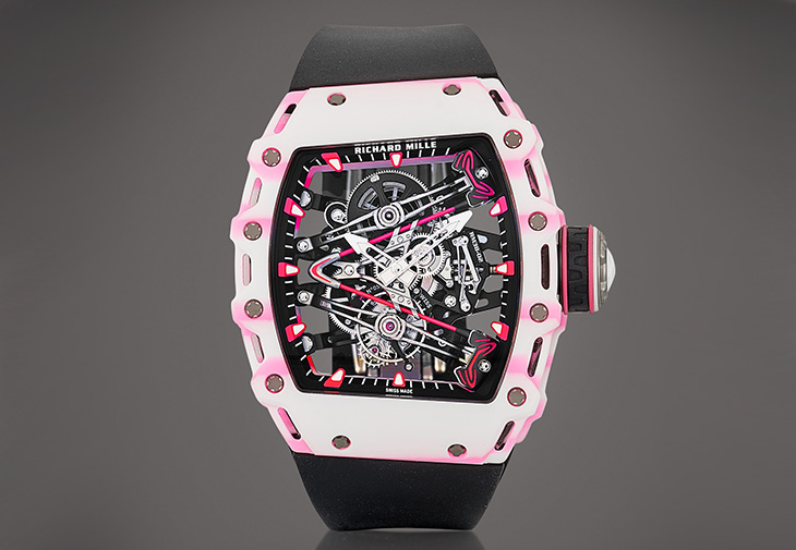 RICHARD MILLE Tourbillon Bubba Watson RM038-02限量版碳纖維及石英碳纖維鏤空陀飛輪腕錶
