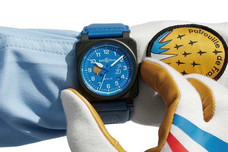 向老牌飛行表演機隊致意 BELL & ROSS BR 03-92 Patrouille de France 70th Anniversary