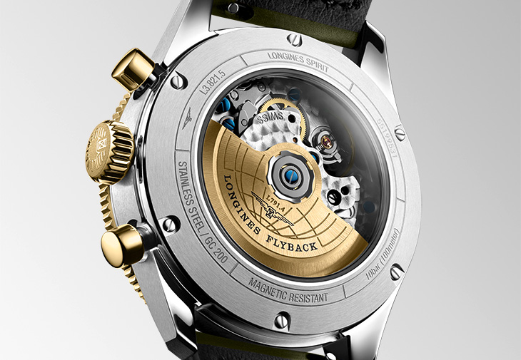 LONGINES浪琴表Spirit Flyback先行者系列飛返計時18K金腕錶