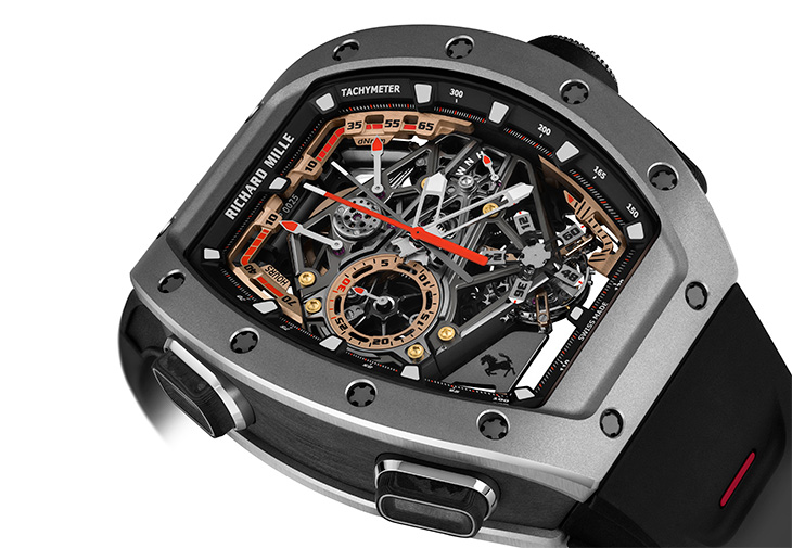 RICHARD MILLE RM 43-01 Ferrari陀飛輪雙秒追針計時碼錶