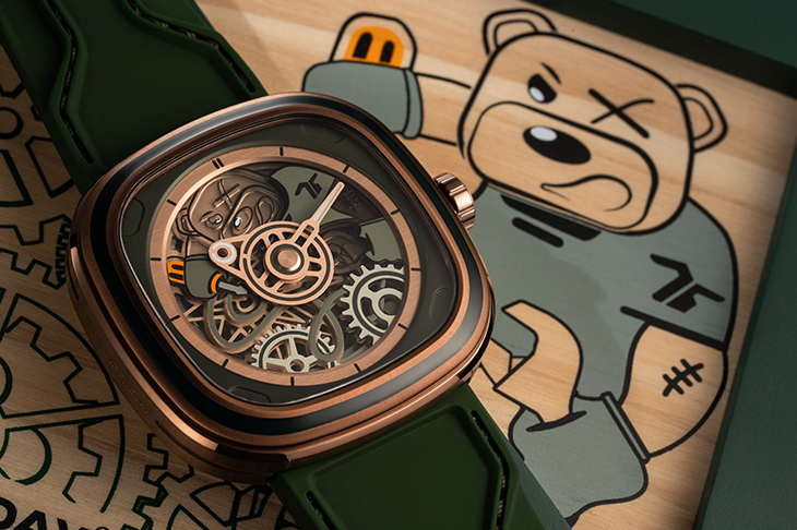 SEVENFRIDAY 推出全新T系列腕錶 經典ICON 躍上面盤  展現叛逆×可愛 出彩設計讓人「灰熊芯動」