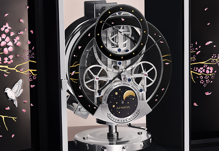 積家Atmos Régulateur‘Cherry Blossom’櫻花規範指針空氣鐘