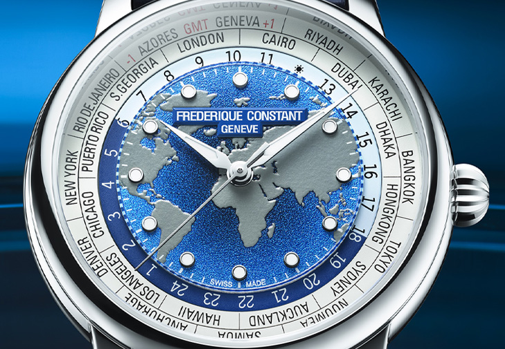 FREDERIQUE CONSTANT康斯登Classic Manufacture Worldtimer世界時區腕錶