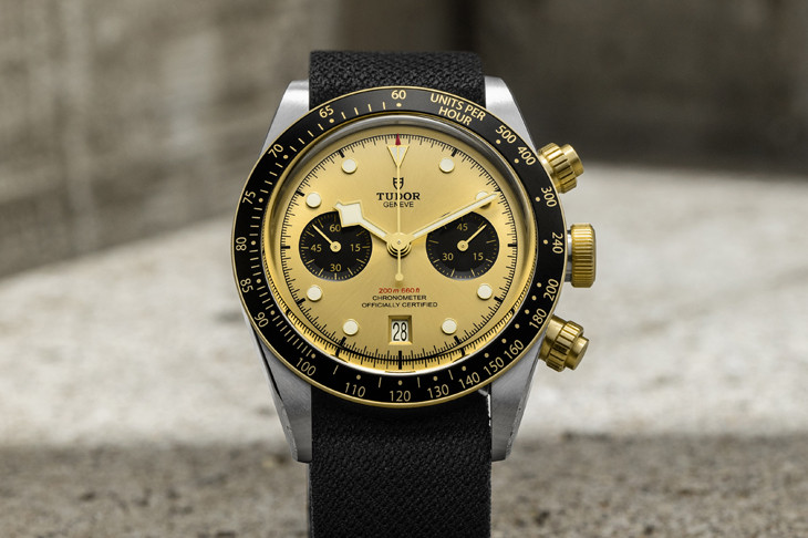 金色面盤復古時尚：帝舵Black Bay Chrono S&G