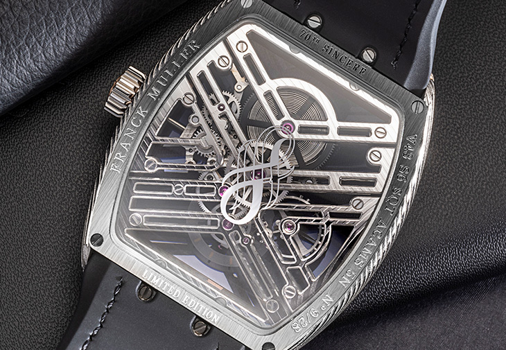 法穆蘭Franck Muller SHH Vanguard Damascus Steel Sincere Platinum Jubilee Edition腕錶