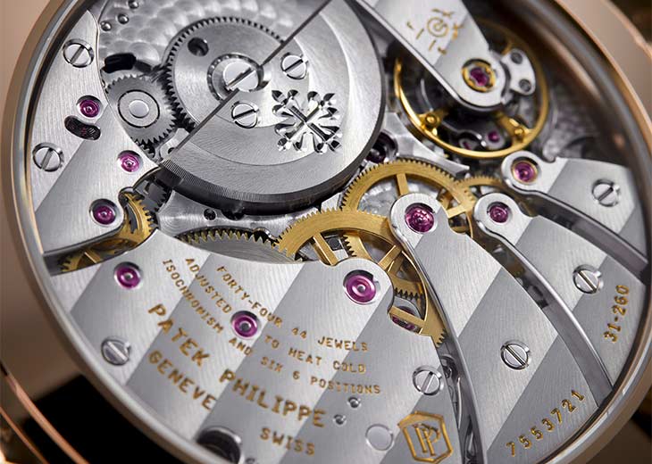 PATEK PHILIPPE百達翡麗 Calatrava 5224R-001二十四小時顯示兩地時間腕錶