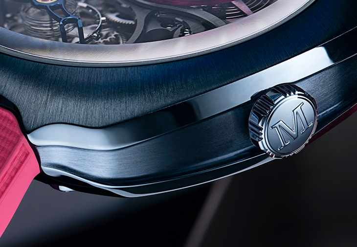 亨利慕時H. Moser & Cie.疾速者圓柱陀飛輪鏤空腕錶「Alpine」全球唯一特別版