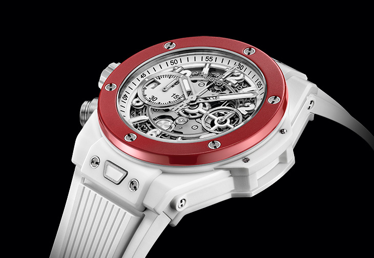 Hublot宇舶BIG BANG UNICO左冠陶瓷計時碼錶