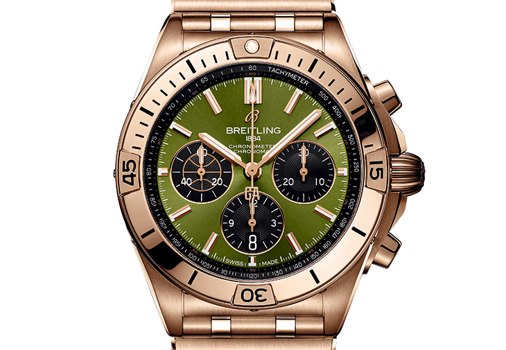 Breitling百年靈Chronomat B01 42機械計時碼錶-楊尼斯・安戴托昆波特別版
