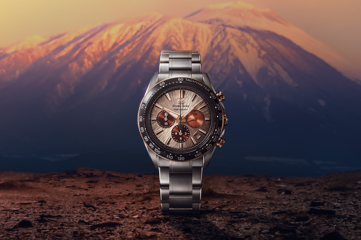 GRAND SEIKO SLGC006以岩手山晨曦之東方銅粉色錶盤再現自然之美