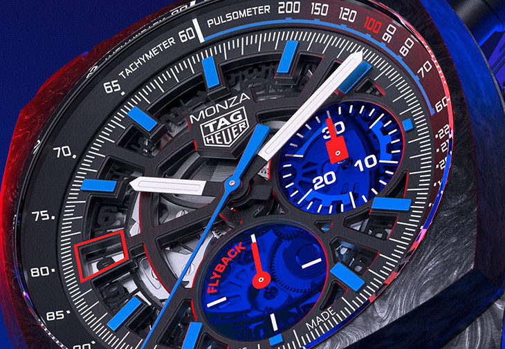 泰格豪雅TAG HEUER Monza飛返計時腕錶