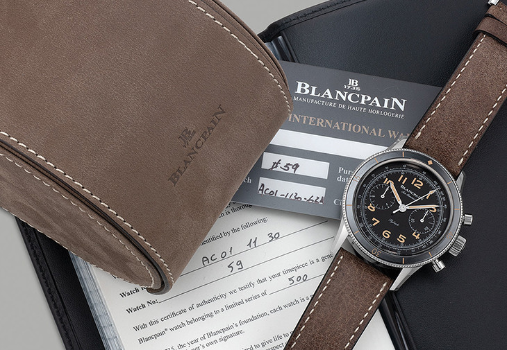 寶珀BLANCPAIN Air Command飛返計時碼錶Ref.AC01-1130-634