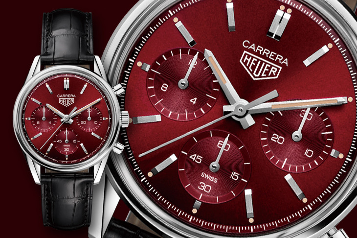 一閃而過的火紅競速：TAG HEUER Carrera紅面限量計時腕錶