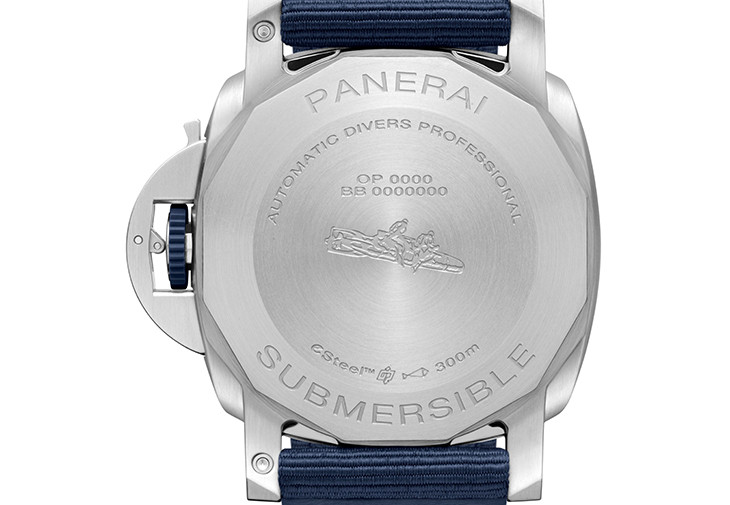 沛納海Submersible  QuarantaQuattro eSteel Blu Profondo專業潛水腕錶PAM01289