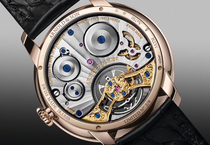 ARNOLD & SON亞諾錶Ultrathin Tourbillon縞瑪瑙腕錶