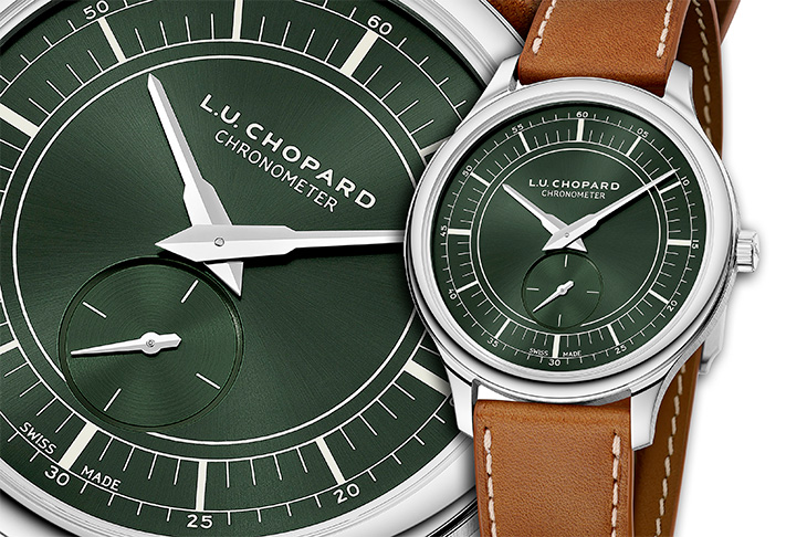 40萬～50萬預算手錶推薦之五 高顏值自動機芯 CHOPARD L.U.C XPS Forest Green Lucent Steel™不鏽鋼款