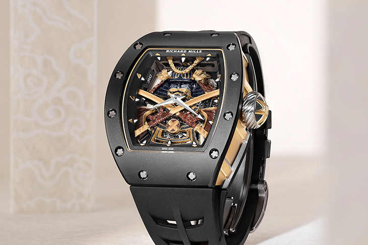 RICHARD MILLE RM 47 Tourbillon 雕琢武士道黃金甲