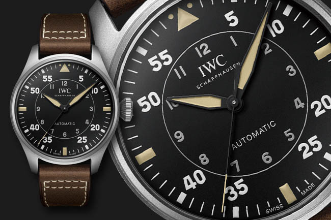 硬派的軍裝風格：IWC萬國錶大型飛行員腕錶43「噴火戰機」特別版IW329701