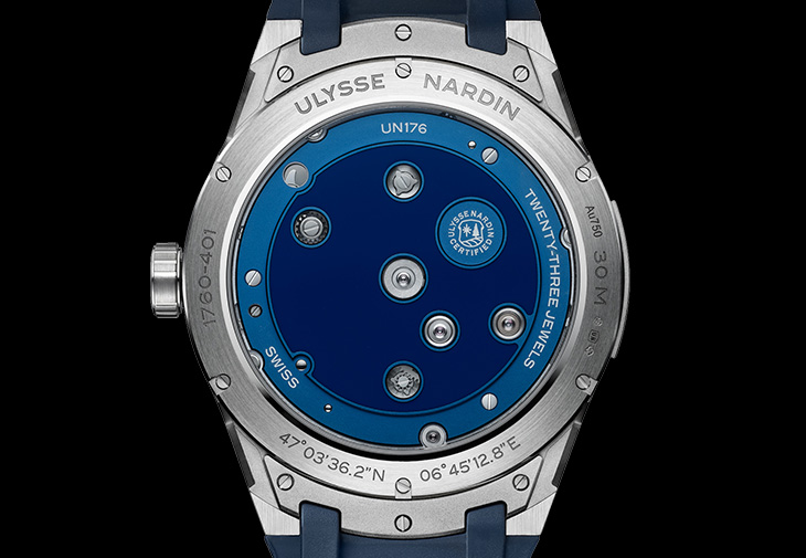 雅典錶ULYSSE NARDIN Blast自由之輪陀飛輪矽質細工鑲嵌腕錶
