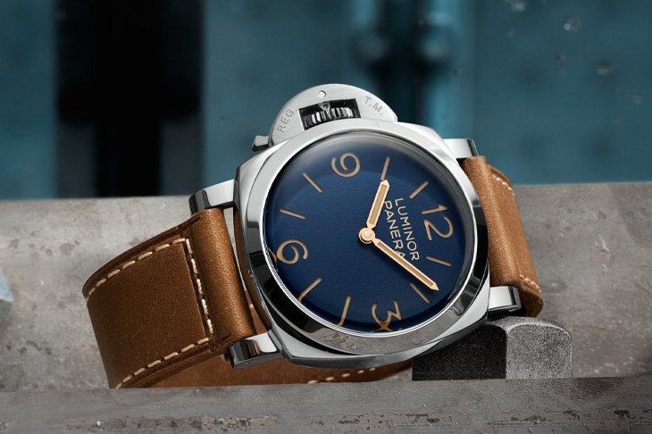 靈感來自1960年軍用錶／沛納海Luminor PAM01731 與 Luminor Destro PAM01732 左冠腕錶