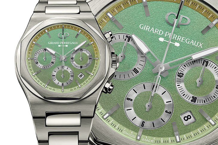 超跑車漆面盤！GIRARD-PERREGAUX Laureato桂冠系列計時碼錶奧斯頓馬丁限量款