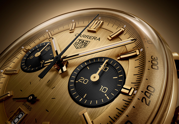 泰格豪雅TAG HEUER Carrera Chronograph黃金計時腕錶