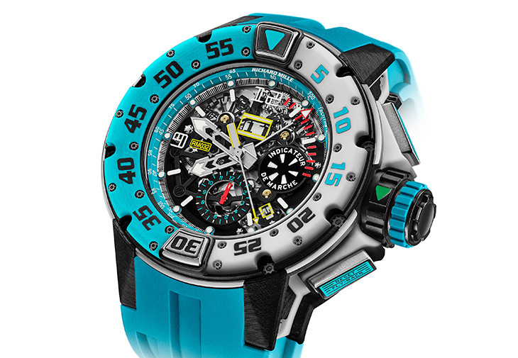 RICHARD MILLE RM 032 Voiles de Saint Barth自動上鍊飛返計時潛水錶