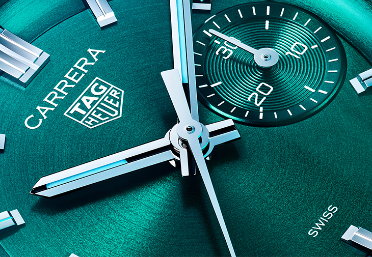 泰格豪雅TAG Heuer Carrera計時腕錶湖水綠款
