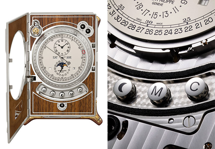 PATEK PHILIPPE百達翡麗27000M-001萬年曆跳秒桌鐘