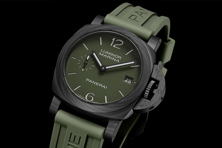 沛納海於墨西哥高級鐘錶展獨家發表Luminor Quaranta Carbotech PAM01526  巧妙結合時尚與運動風格