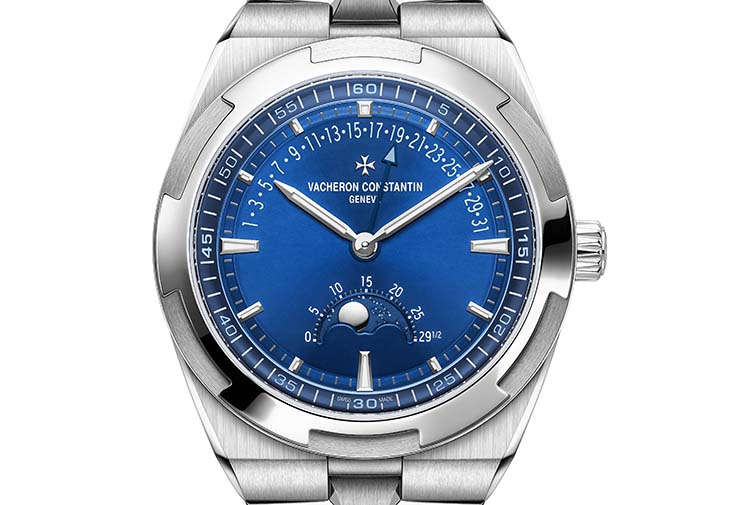 VACHERON CONSTAN江詩丹頓Overseas逆跳日期月相腕錶