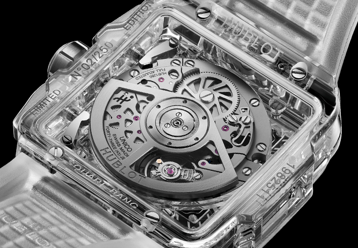 HUBLOT宇舶 Square Bang Unico藍寶石計時碼錶