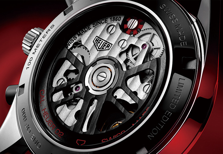 TAG HEUER Carrera紅面限量計時腕錶