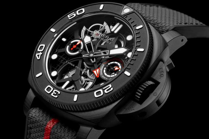 2024 W&W 沛納海  體驗版 Submersible Tourbillon GMT Luna Rossa  PAM01405  PANERAI