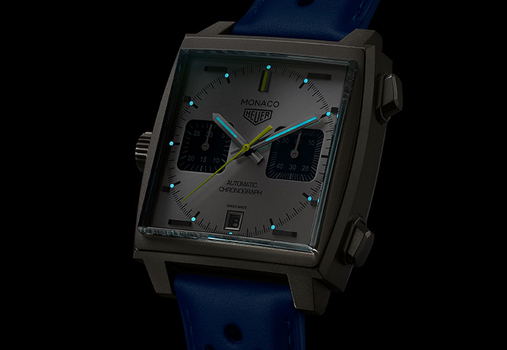 泰格豪雅TAG HEUER Monaco計時腕錶賽車藍限量版