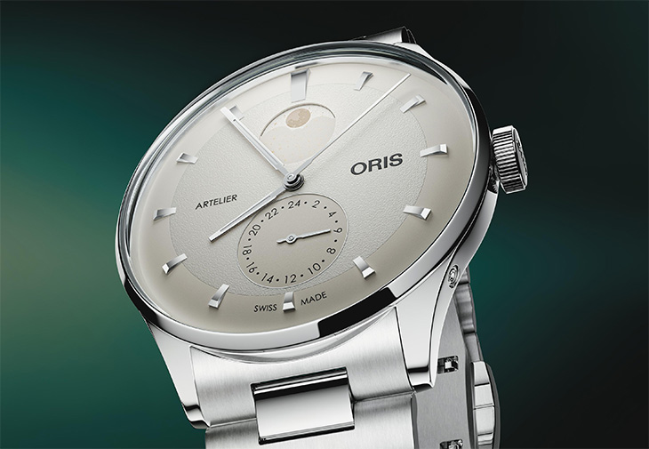 ORIS Artelier雙時區月相腕錶