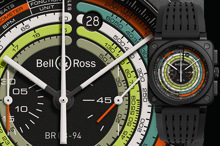 多重計時功能！BELL & ROSS BR 03-94 Multimeter