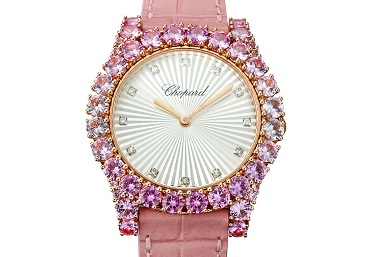 CHOPARD蕭邦L’Heure du Diamant系列18K玫瑰金珠寶腕錶