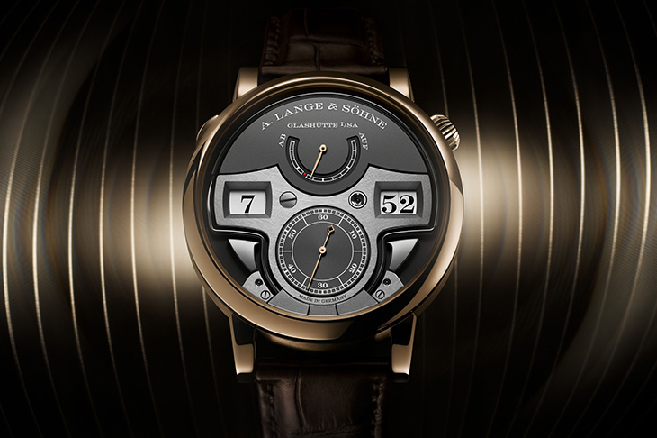 朗格獨家溫潤蜂蜜金 Zeitwerk Minute Repeater 18K蜂蜜金款