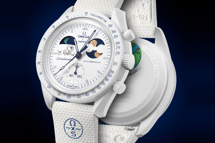 SWATCH × OMEGA Bioceramic MoonSwatch Mission To Earthphase MoonSwatch「Cold Moon」