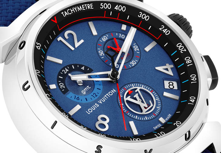 路易威登Tambour Outdoor Chronograph GMT Nautical Steel