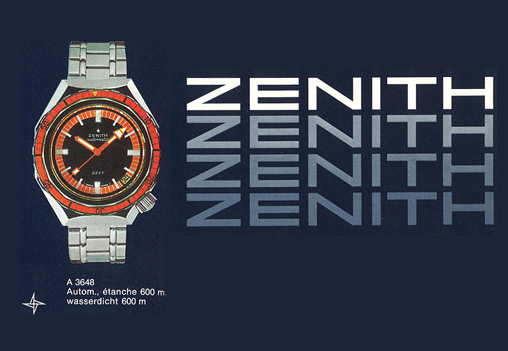 ZENITH DEFY EXTREME DIVER潛水腕錶 DEFY REVIVAL A3648復刻腕錶