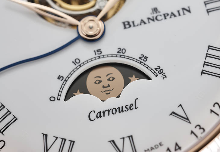 寶珀Villeret Carrousel Phases de Lune鑽錶