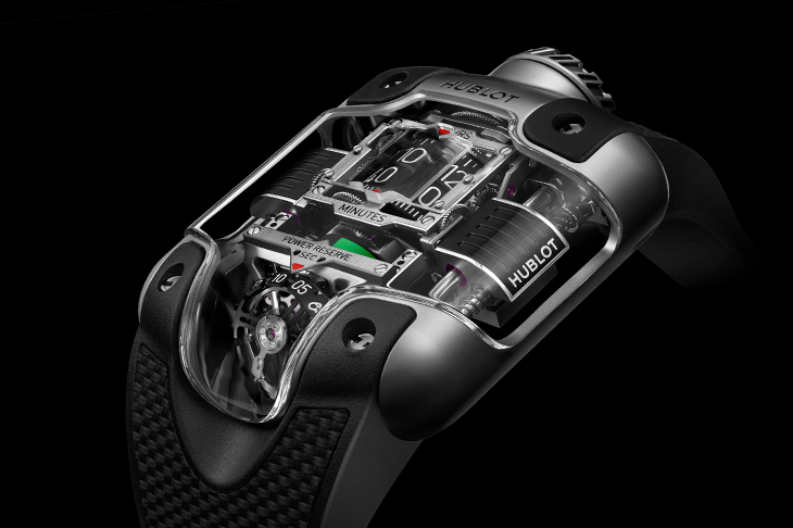 預測2024年度極具革命性的高複雜作品之一 HUBLOT MP-10雙垂直自動上鍊陀飛輪腕錶