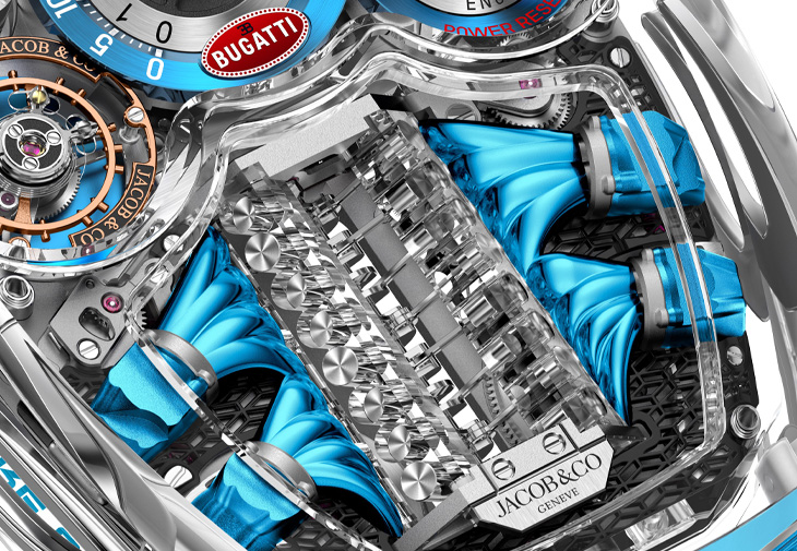 JACOB & CO. Bugatti Tourbillon藍寶石水晶腕錶