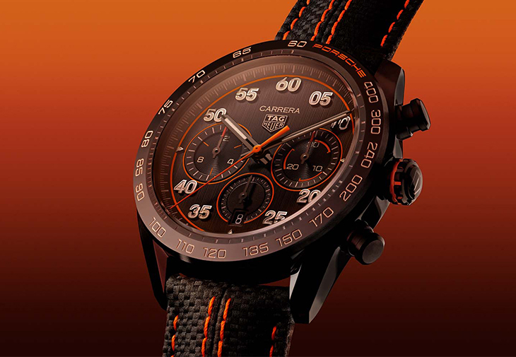 TAG HEUER Carrera X Porsche Orange Racing聯名計時腕錶