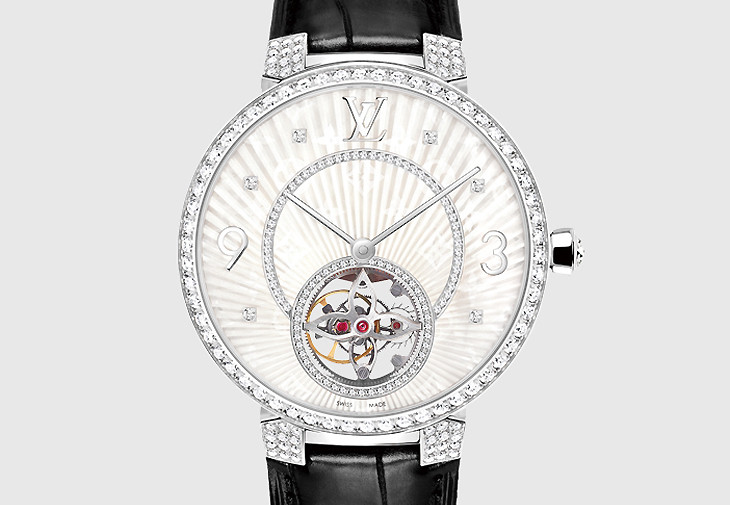 路易威登Tambour Slim Flying Tourbilllon腕錶