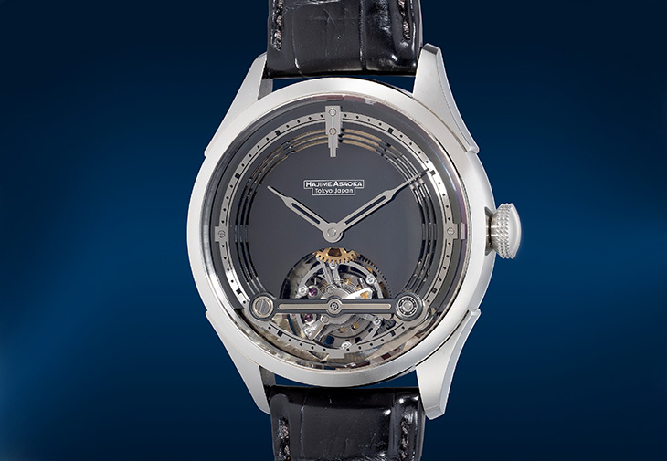 Hajime Asaoka「Project-T Tourbillon」型號精鋼陀飛輪腕錶
