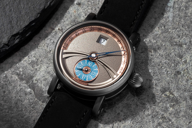 CHRONOSWISS瑞寶錶Delphis Art Deco跳時腕錶